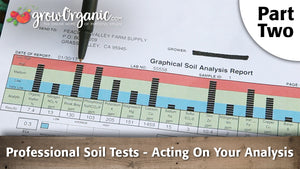 Part 2 – Professional Soil Analysis-Acting on Your Test Results
