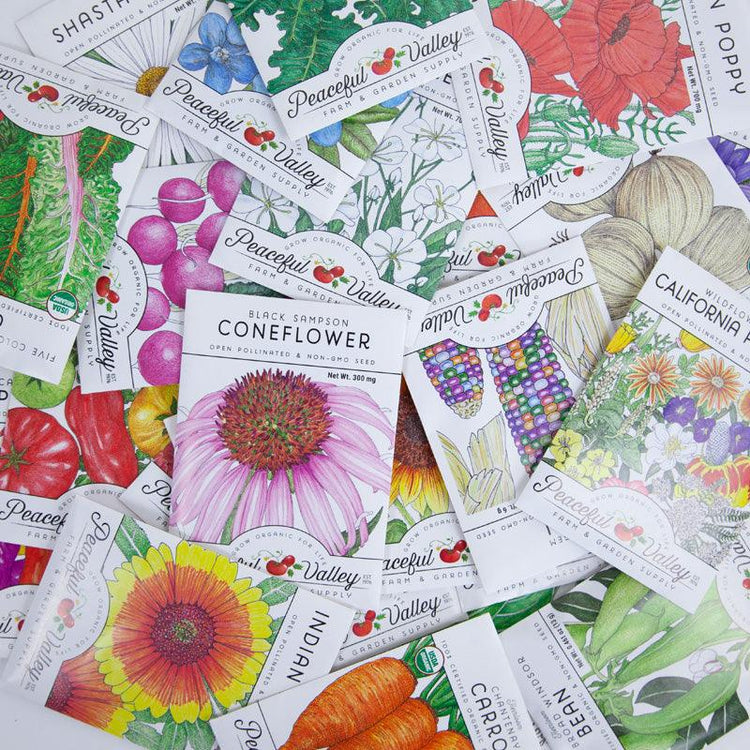 Veggie and Flower Seeds - Grow Organic