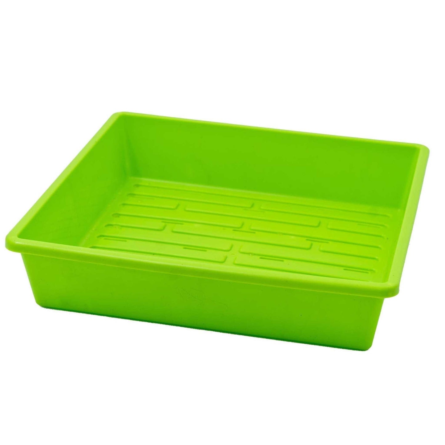 1010 Trays 2.5" Deep Trays Extra Strength 10 Trays / Green / With Hole Bootstrap Farmer