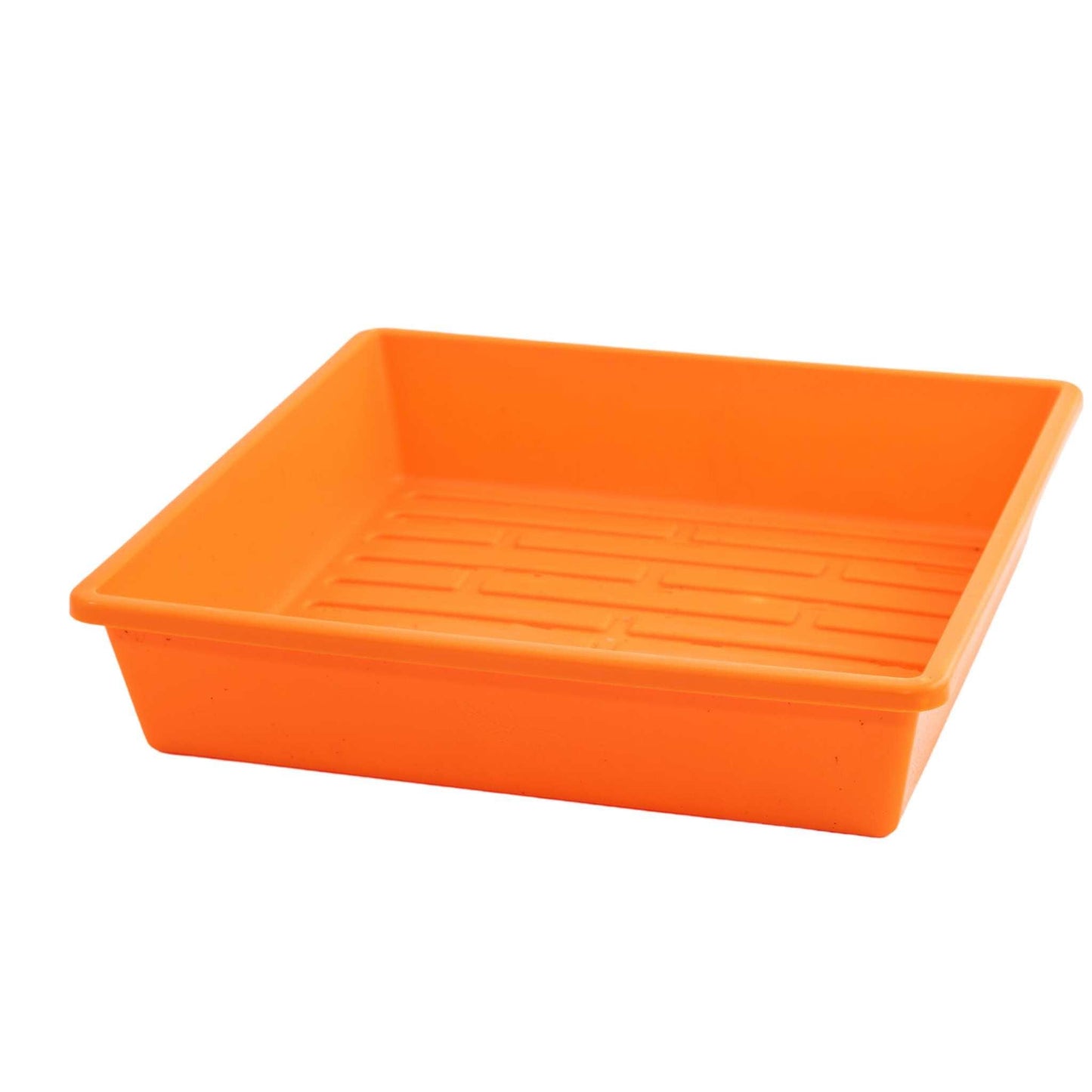1010 Trays 2.5" Deep Trays Extra Strength 10 Trays / Orange / No Holes Bootstrap Farmer