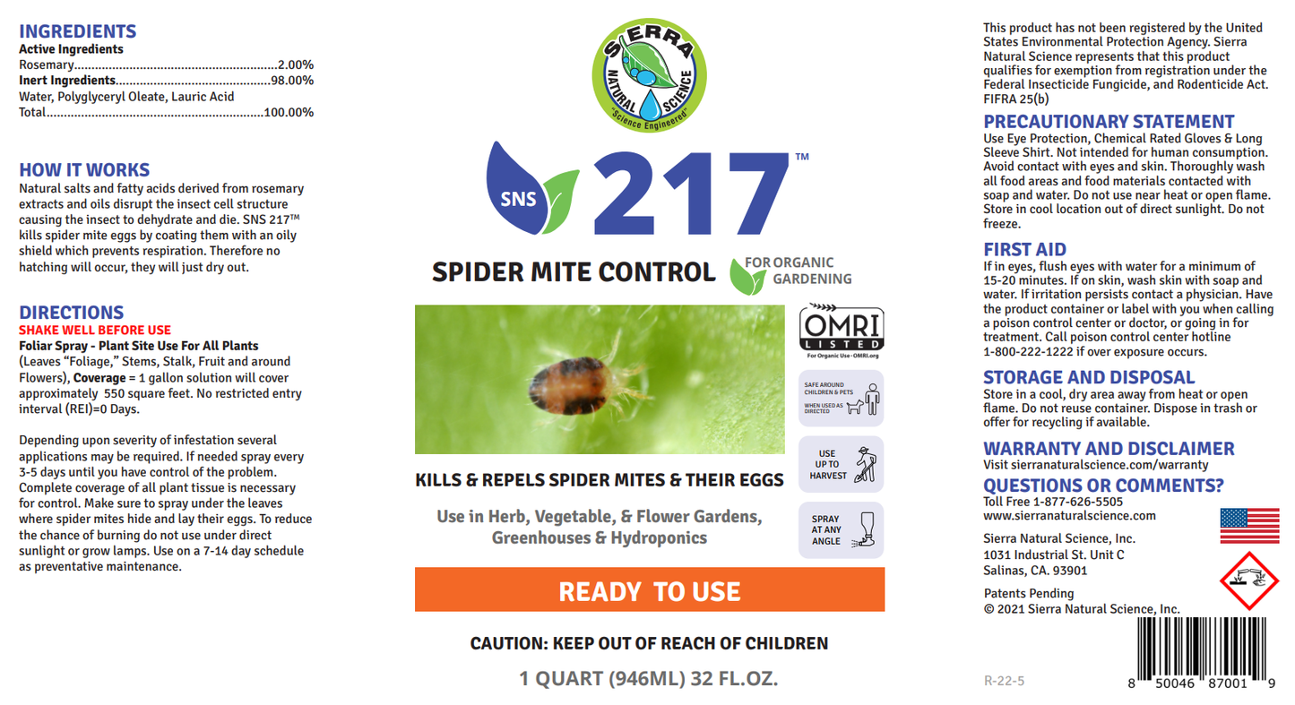 Organic Spider Mite Control RTU 32 oz Grow Organic