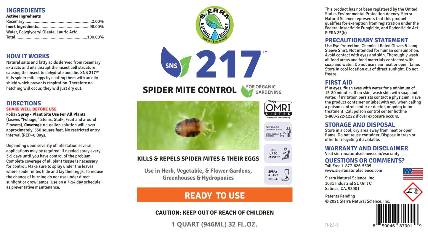 Organic Spider Mite Control RTU 32 oz Grow Organic