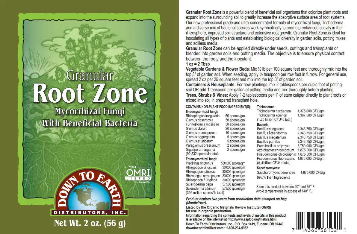 Organic Granular Root Zone 2 oz Grow Organic