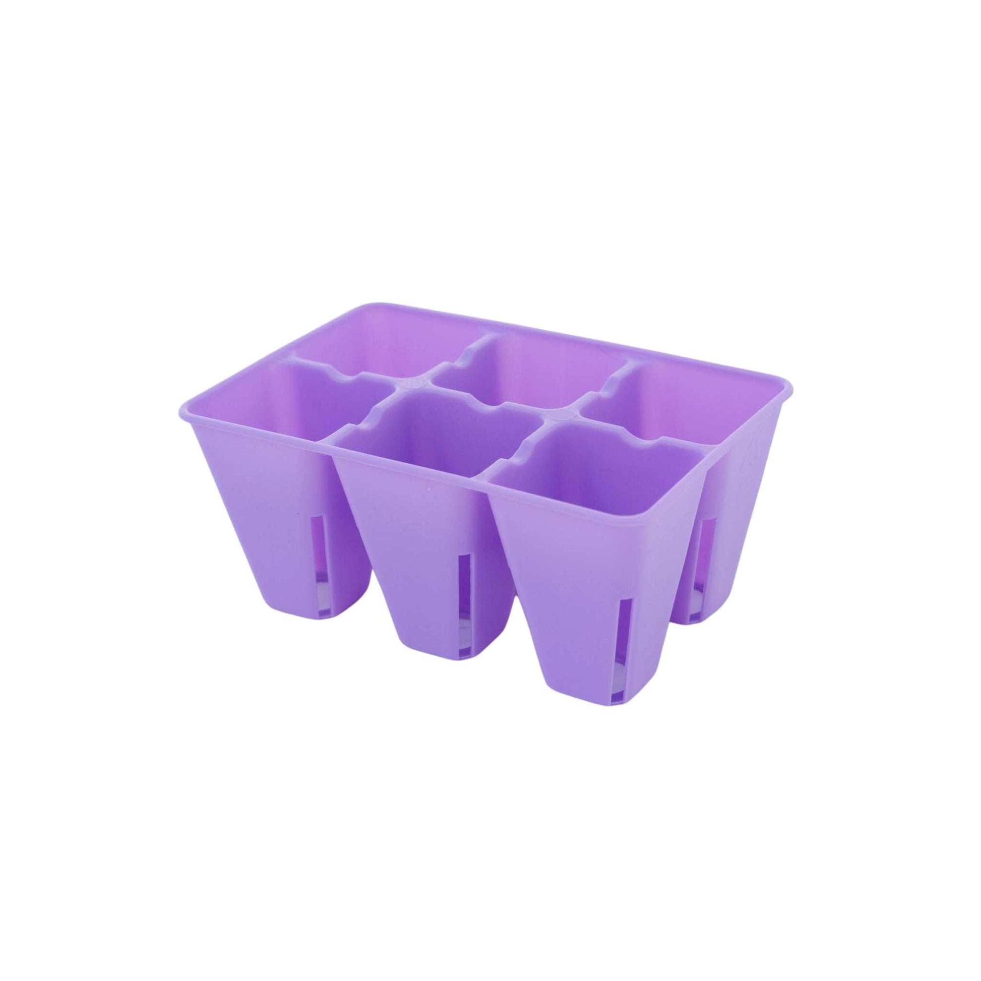 6 Cell Plug Tray Inserts 60 pack / Purple Bootstrap Farmer