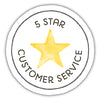 Five Star customer service trust badge