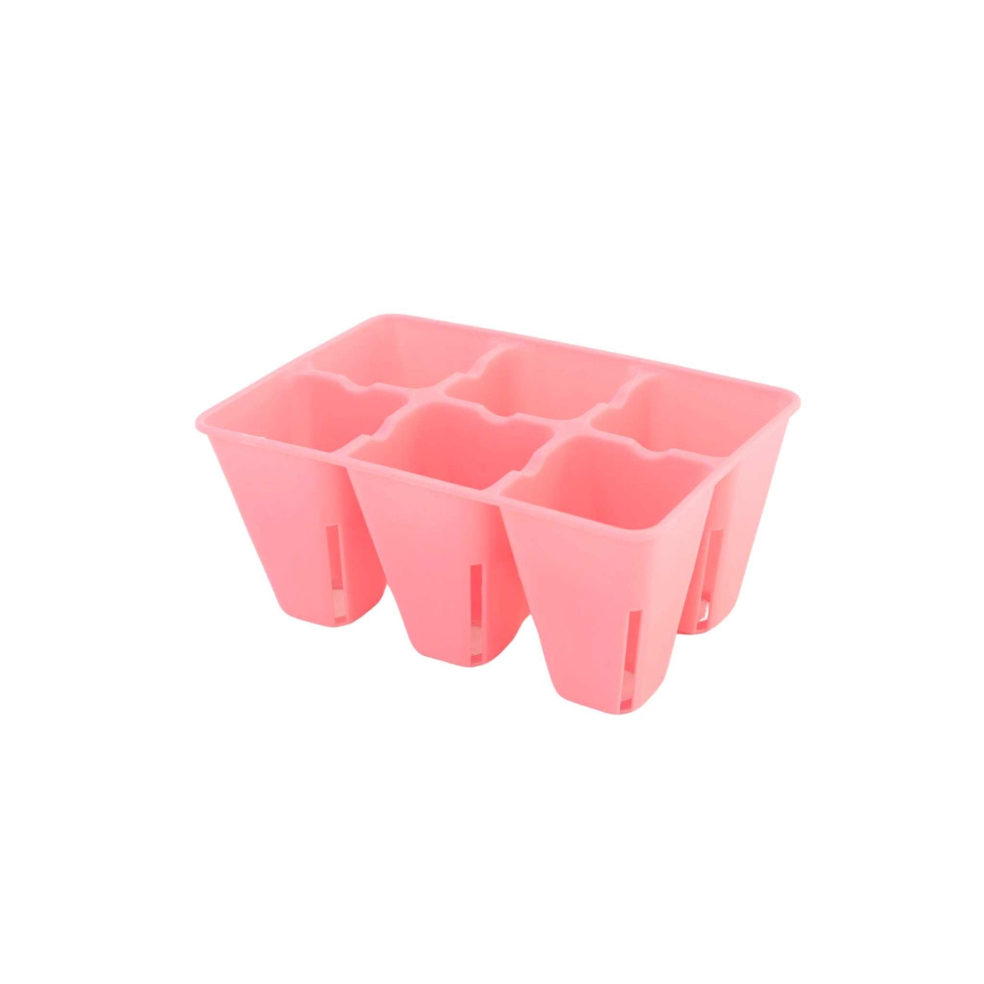 6 Cell Plug Tray Inserts 60 pack / Pink Bootstrap Farmer