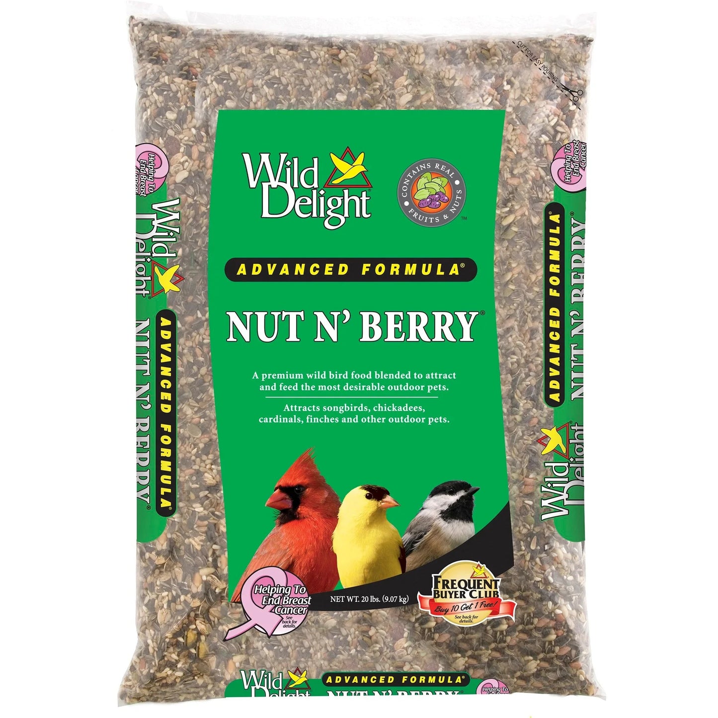 Wild Delight - Advanced Formula Nut N’ Berry Bird Food 20lbs BFG Supply Co