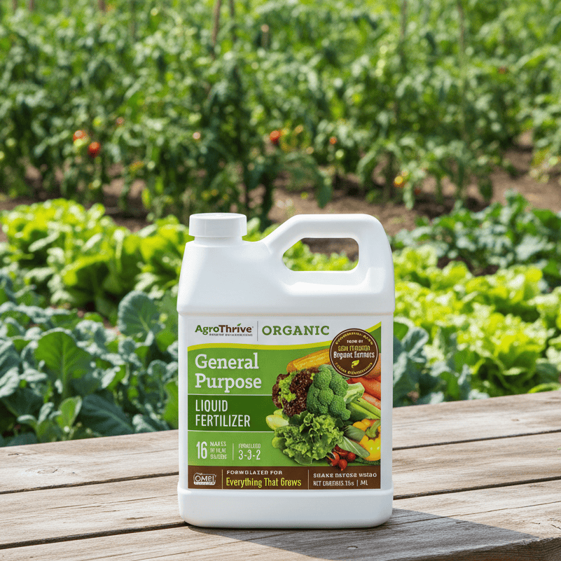 best spray fertilizer for garden AgroThrive Organic General Purpose Fertilizer (1 gal)