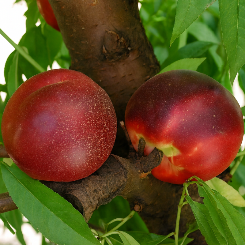 White Peach/Nectarine, 3 on 1 Multi Grafted Fruit Tree Grow Organic