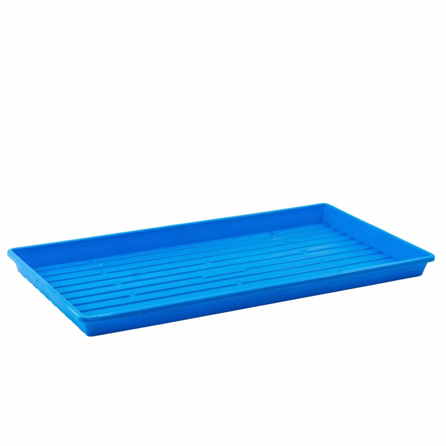 1020 Microgreen Trays Shallow Extra Strength Blue / 10 Trays / No Holes Bootstrap Farmer