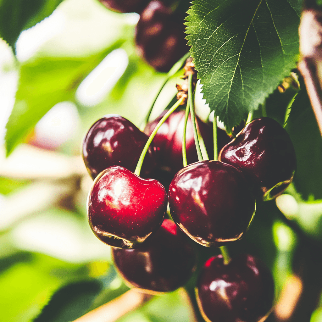Sweet Cherry, 4 on 1 Multiple Grafted Fruit Tree Grow Organic