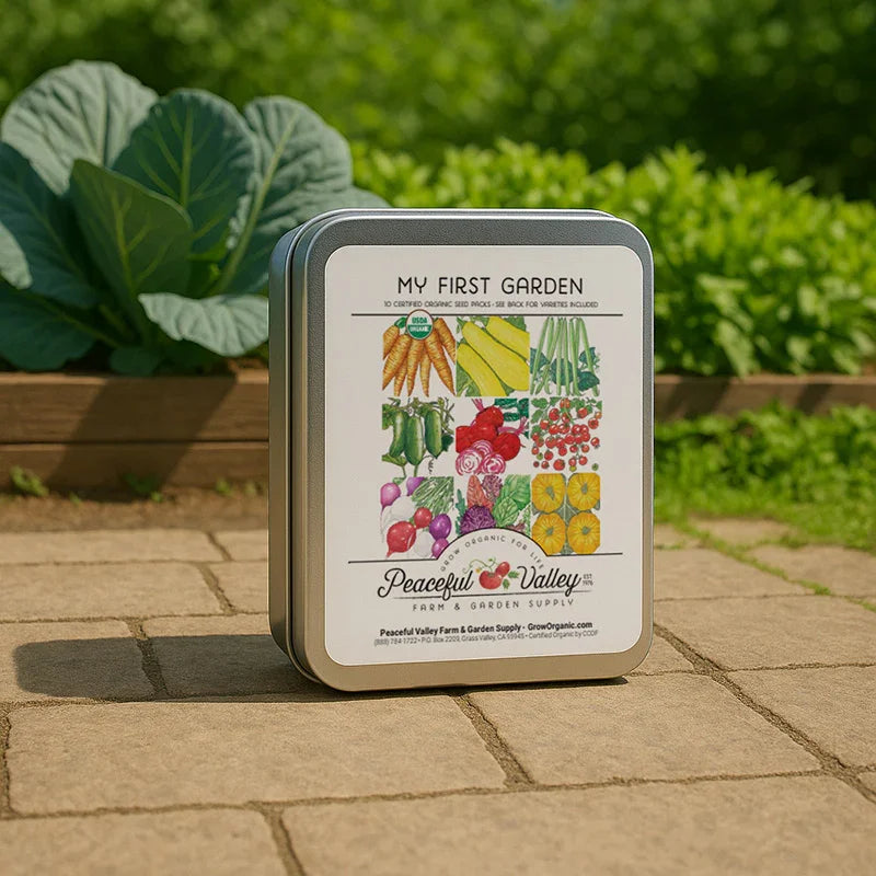 vegetable garden seed collection Gift Seed Tin - My First Garden Collection