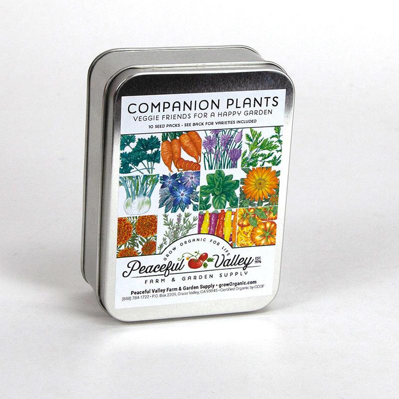 Gift Seed Tin - Companion Plants Collection Peaceful Valley
