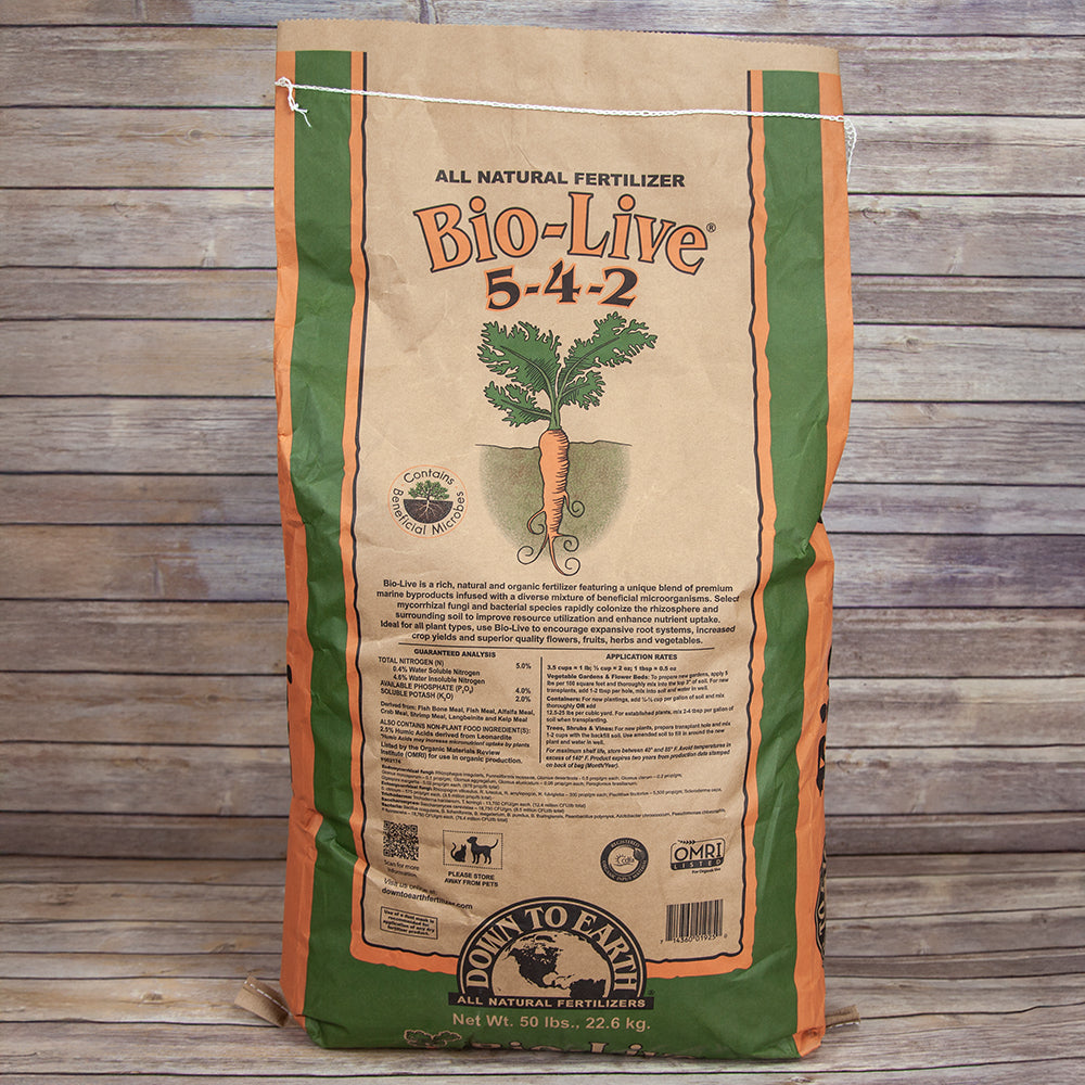 Down to Earth Bio-Live Fertilizer (50 lb) Down to Earth