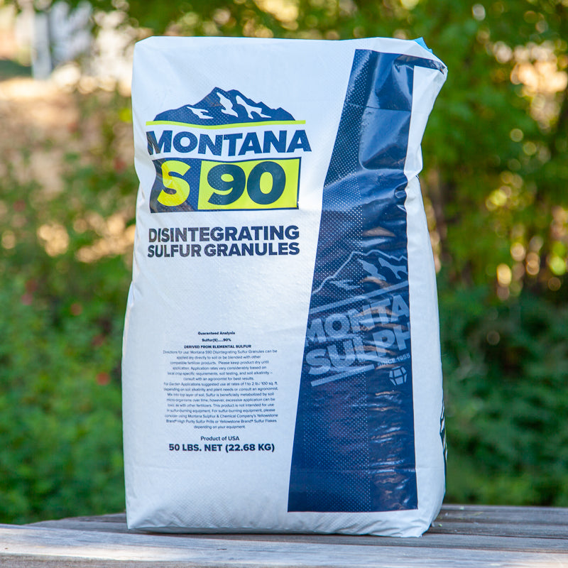 Organic Sulfur 90% (Granular) 50 lbs Montana Sulfur