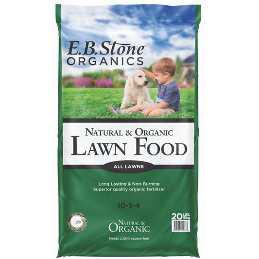 Natural & Organic Lawn Food 10-1-4 (20 lb bag) EB Stone