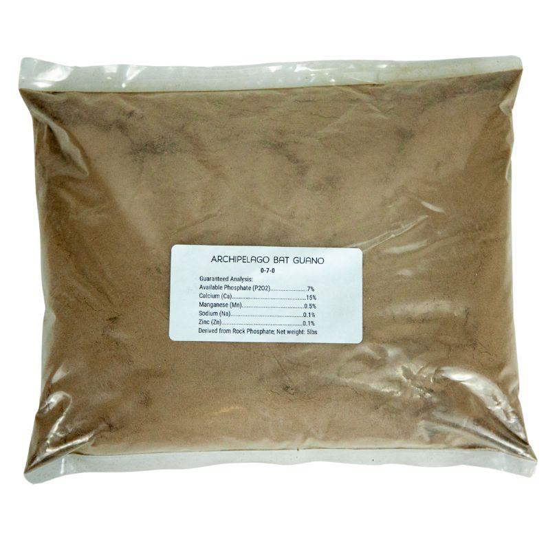 Archipelago Bat Guano 0-7-0 (5 lb bag) Grow Organic