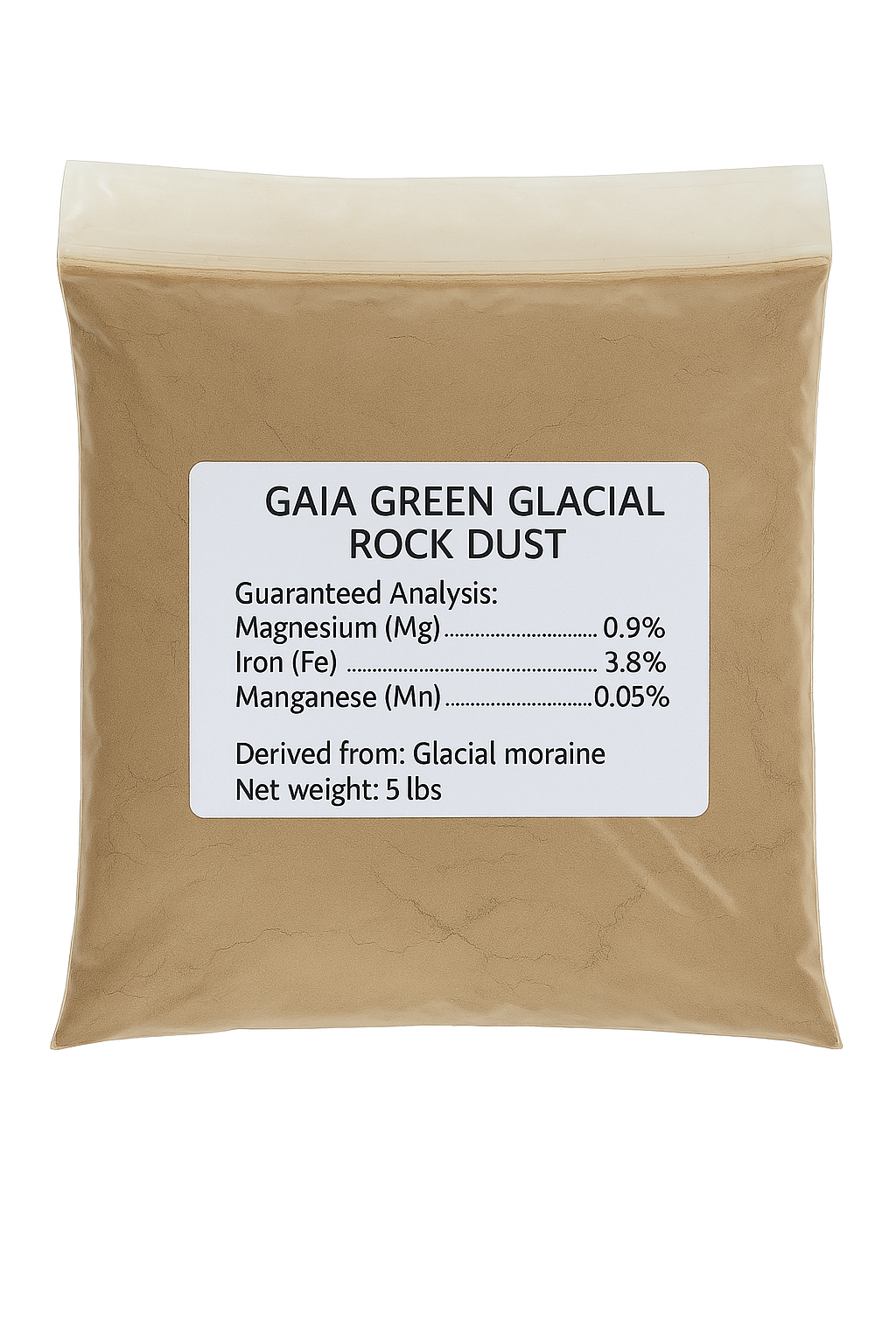 Gaia Green Glacial Rock Dust (5 lb bag) Grow Organic