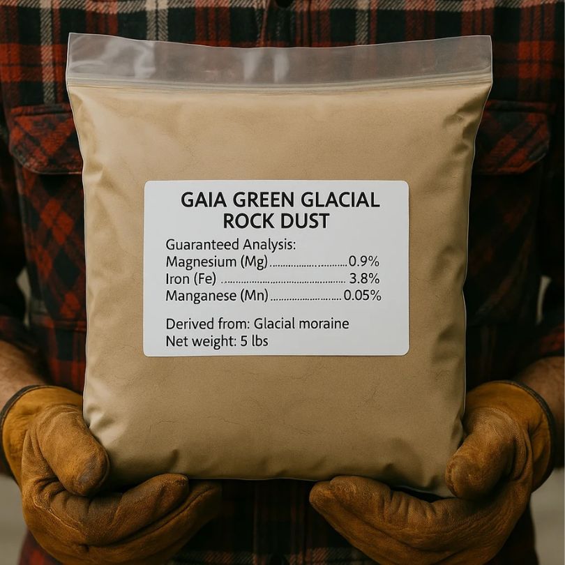 Gaia Green Glacial Rock Dust (5 lb bag) Grow Organic