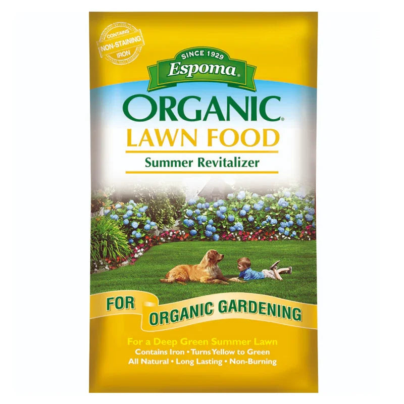 Espoma Organic Lawn Food - Summer Revitalizer 8-0-0 30lbs Grow Organic
