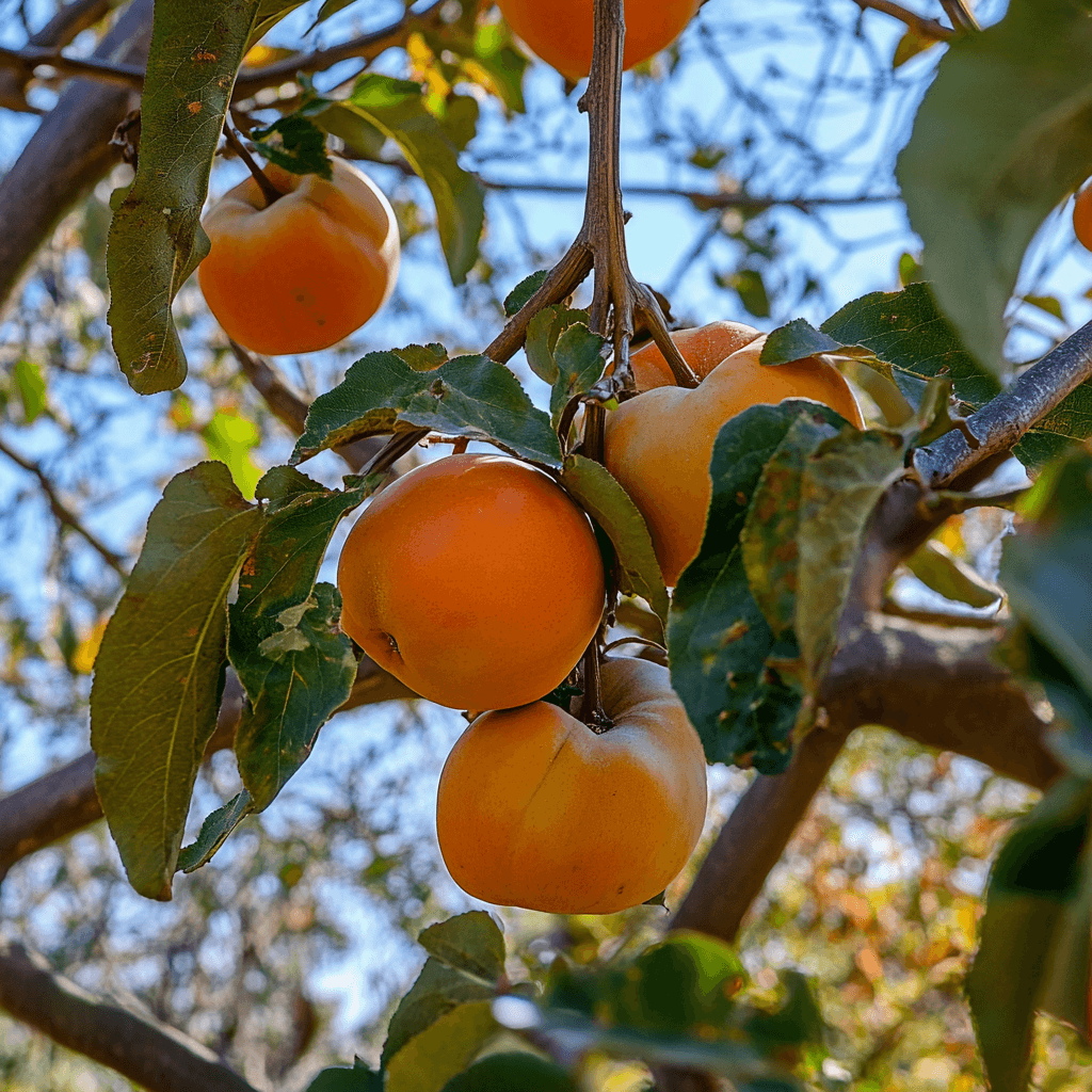 Jiro', Fuyu Persimmon, Tree Grow Organic