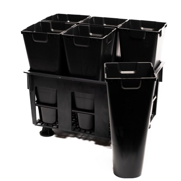 2 Tray7 Trays, Inserts & 8 Legs with 12 5.3" X 12" Treepots