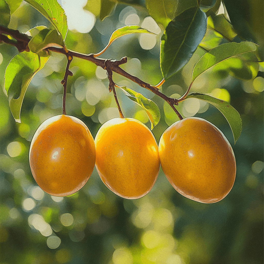 Golden Nectar Plum Tree Grow Organic