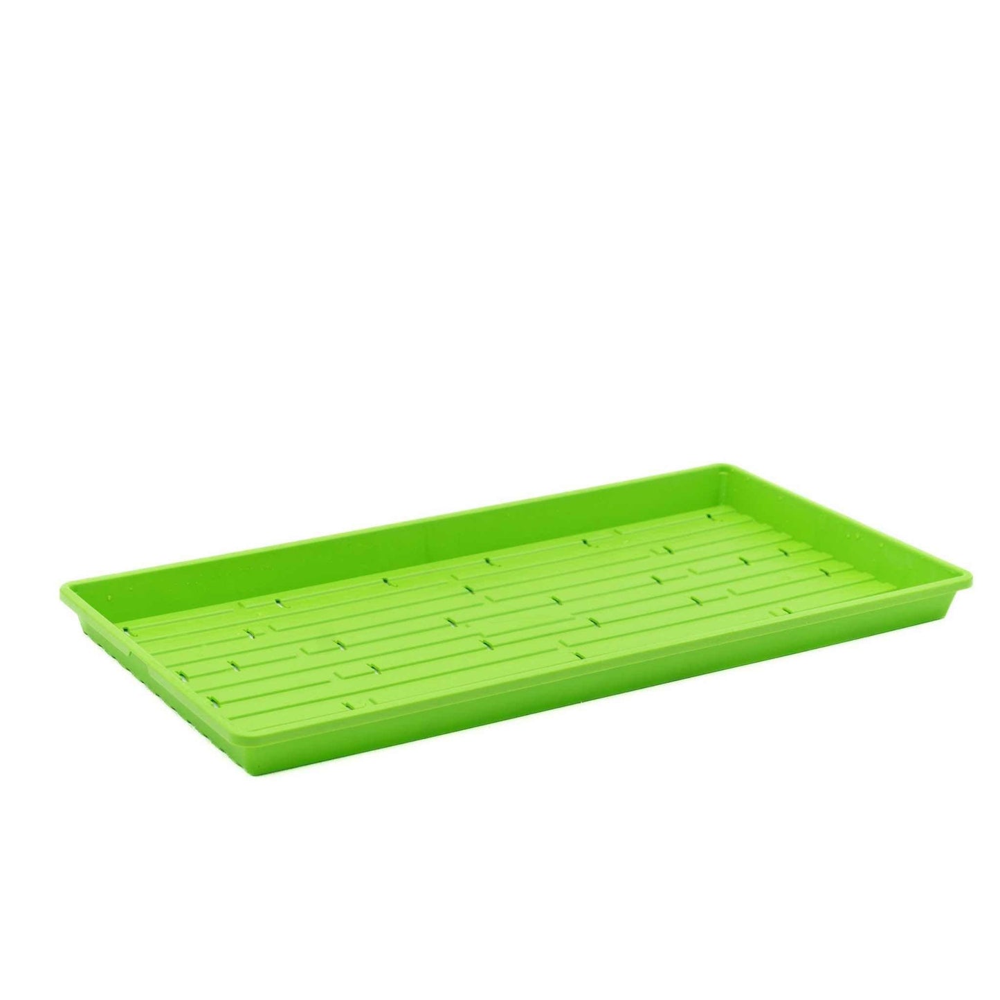 1020 Microgreen Trays Shallow Extra Strength Green / 10 Trays / With Holes Bootstrap Farmer