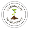 Guaranteed to Germinate trust badge