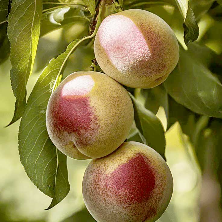 Indian Free White Peach Tree Grow Organic
