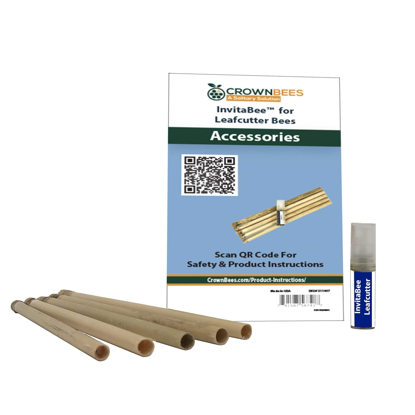 InvitaBee Leafcutter Bee Attractant CrownBees