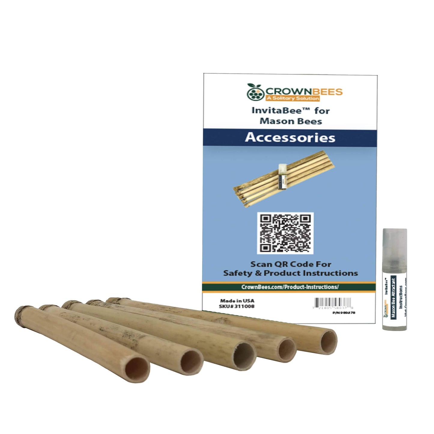InvitaBee(TM) Mason Bee Attractant CrownBees