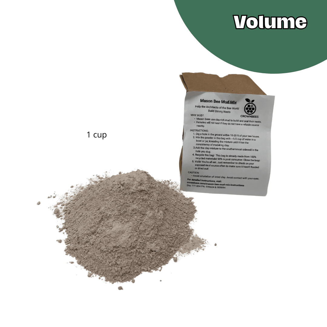 Spring Mason Bee Mud Mix CrownBees
