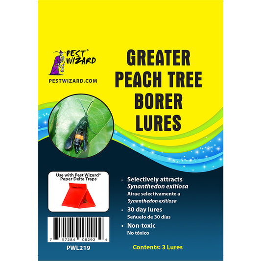 Pest Wizard Greater Peach Tree Borer Lure 3-Pack