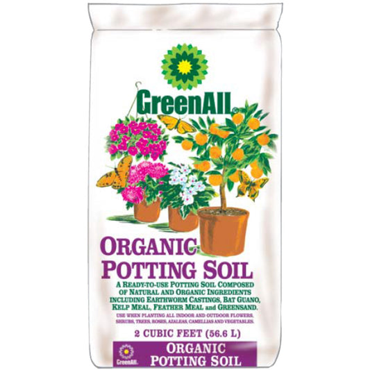 GreenAll Organic Potting Soil (2 Cubic Feet)