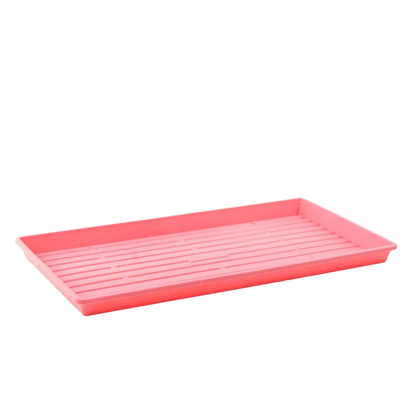 1020 Microgreen Trays Shallow Extra Strength Pink / 10 Trays / No Holes Bootstrap Farmer