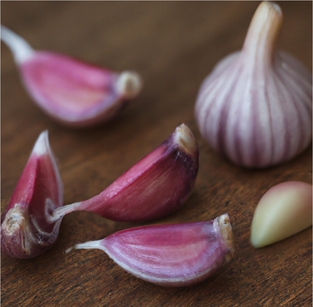 Conventionally Grown Garlic, Russian Red (lb)