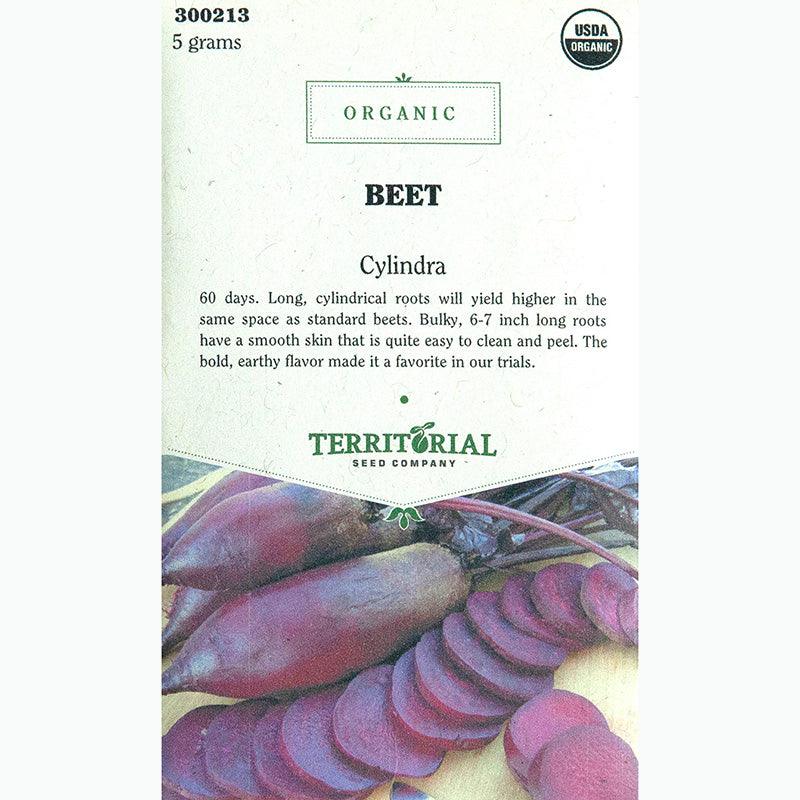 Cylindra Beet Seeds (Organic) Territorial Seed Company