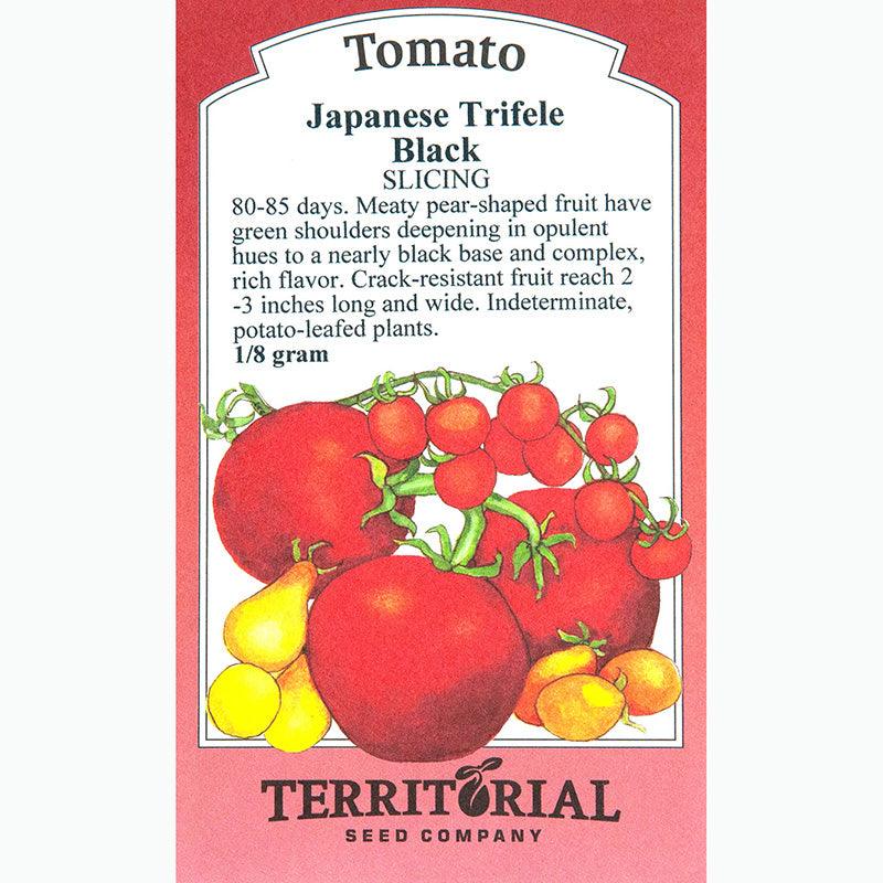 Japanese Trifele Black Tomato Seeds Territorial Seed Company