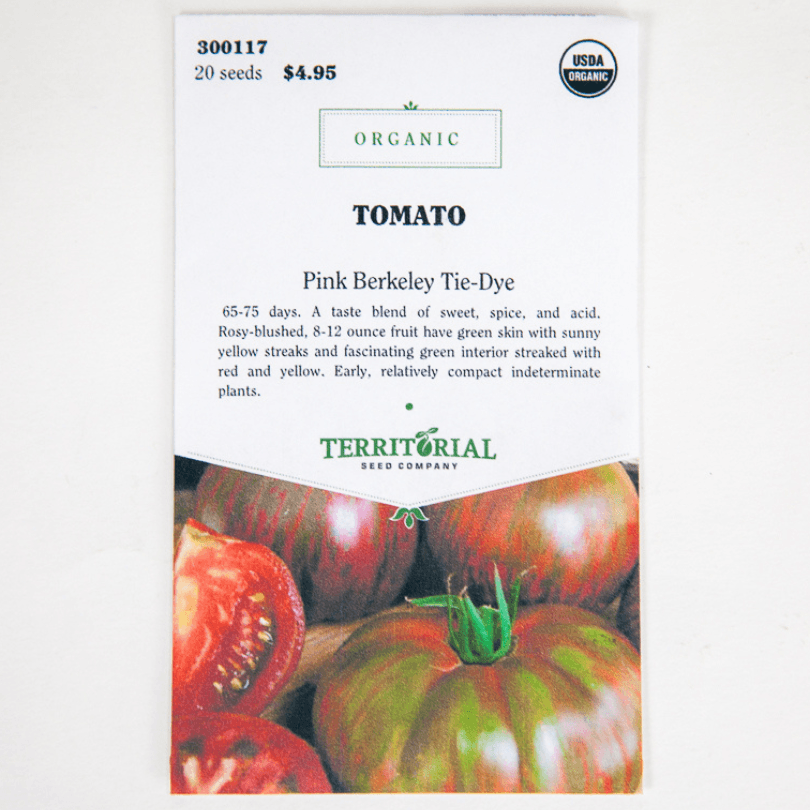 Pink Berkeley Tie-Dye Tomato Territorial Seed Company
