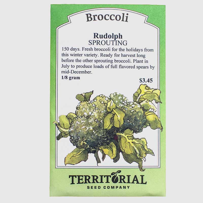 winter broccoli seeds for planting Rudolph Broccoli Seeds