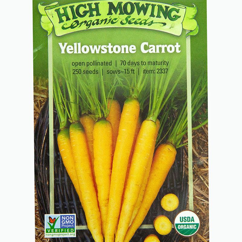 Yellowstone Carrot Seeds (Organic) High Mowing Seeds