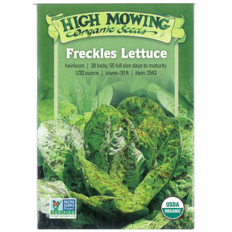 Freckles Lettuce (Organic) High Mowing Seeds