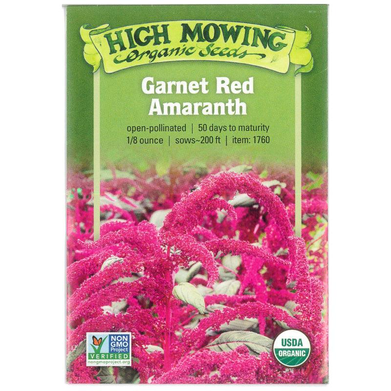 Garnet Red Amaranth Greens (Organic) High Mowing Seeds