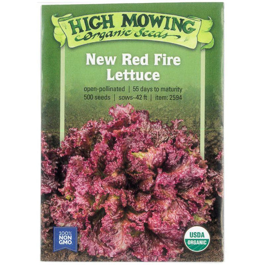 New Red Fire Lettuce (Organic) High Mowing Seeds
