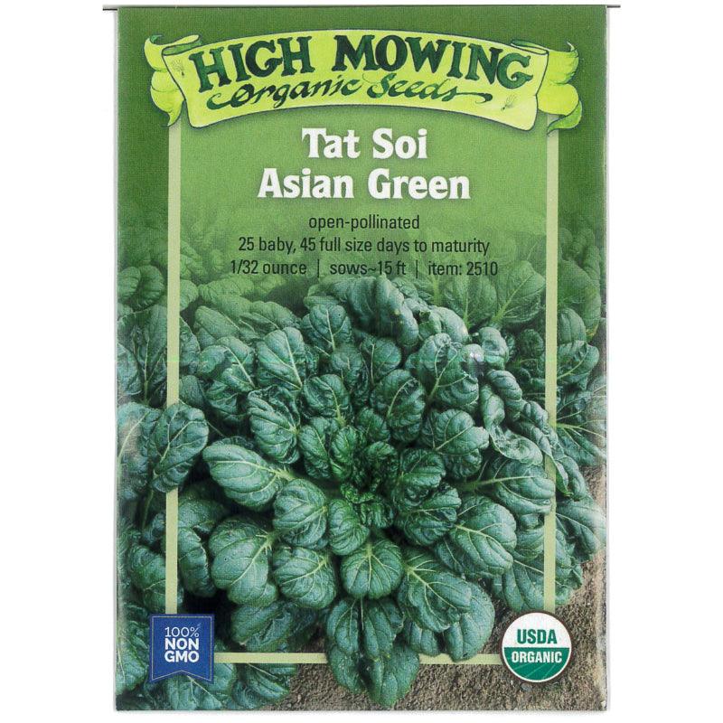 Tat Soi Asian Greens (Organic) High Mowing Seeds