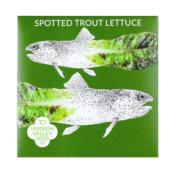 Spotted Trout Lettuce Art Pack Hudson Valley Seed Company