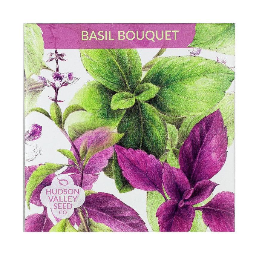 Basil Bouquet Art Pack Hudson Valley Seed Company