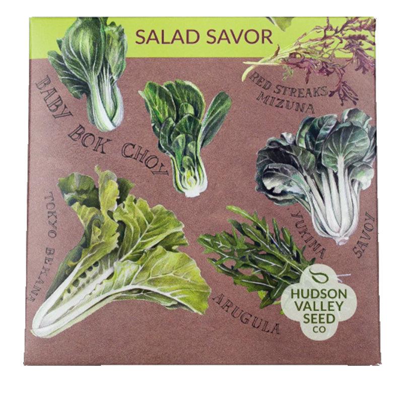 Salad Savor Lettuce Mix Art Pack (Organic) Hudson Valley Seed Company