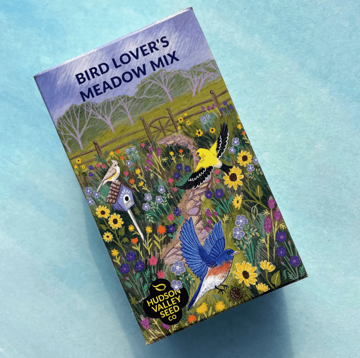 Bird Lover's Wildflower Mix Seed Shaker Hudson Valley Seed Company